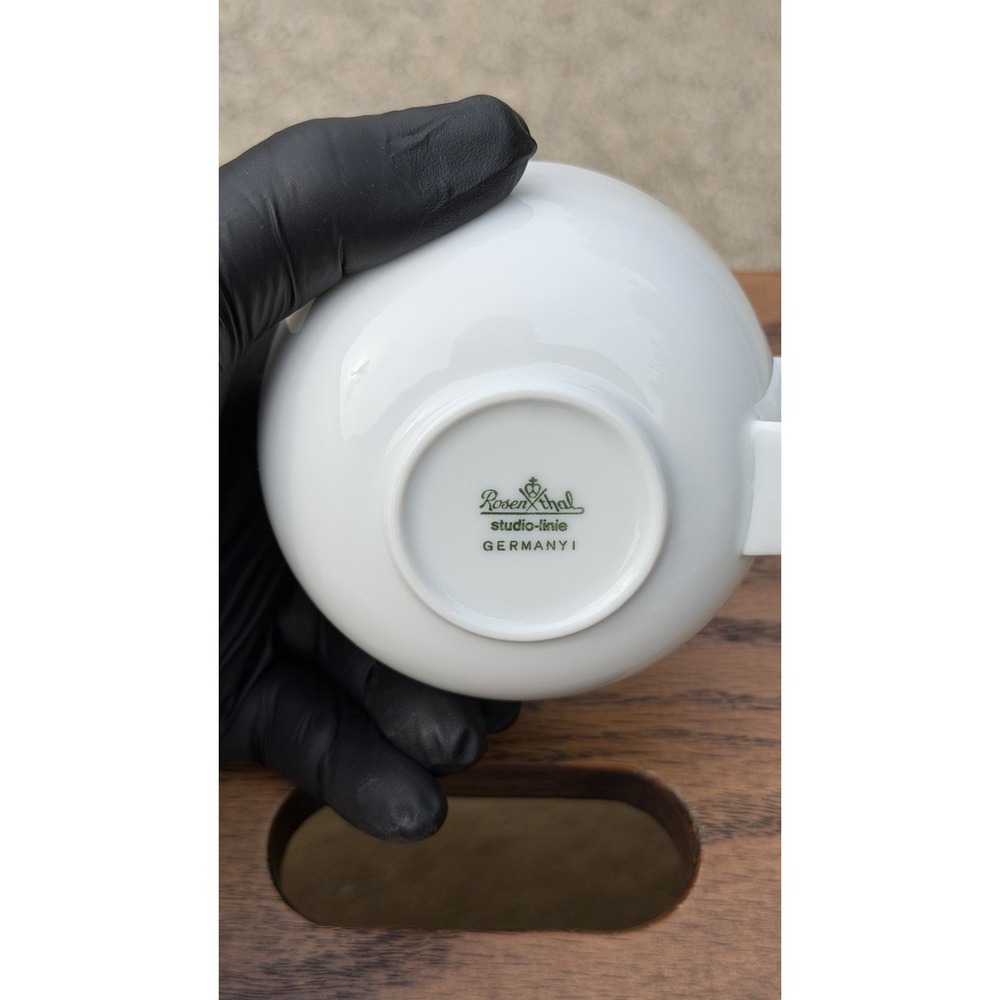 Title: Rosenthal Studio-Linie Germany White Porcelain Tea Cup Modern - Picture 5 of 7